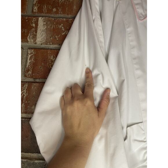 Vintage Mulberry Street Jacket Medium White w/ Pastel Details Retro 80s 90s - Picture 6 of 8